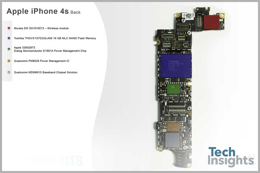 Apple Iphone 4s Teardown Techinsights